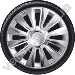 Колпаки колёсные R-13 (Польша) Argo Avalon Carbon. Комплект (4шт.) Avalon Carbon