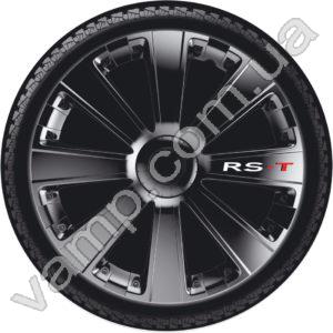 Колпаки колёсные R-13 (Польша) Argo RS-T Black. Комплект (4шт.) RS-T Black