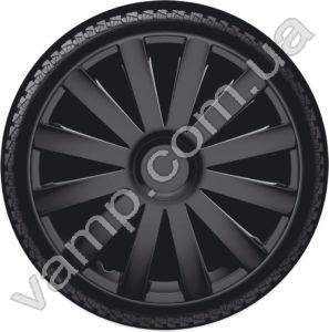 Колпаки колёсные R-13 (Польша) Argo Spyder Black. Комплект (4шт.) Spyder Black