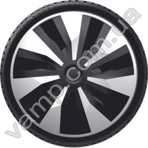 Колпаки колёсные R-16 (Польша) 4Racing Orion Van Silver Black. Комплект (4шт.) Orion Van Silver Black